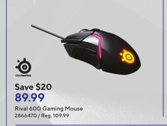 Staples Steelseries rival 600 gaming mouse offer