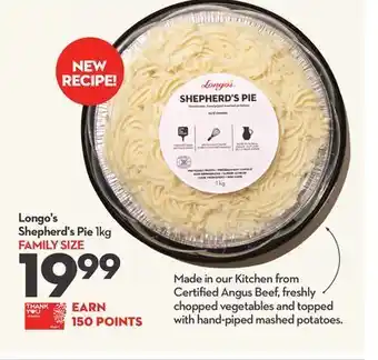 Longo's Longo's shepherd's pie offer