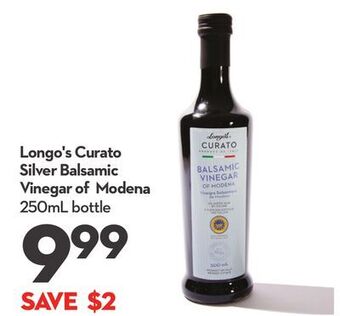 Longo's Longo's curato silver balsamic vinegar of modena offer
