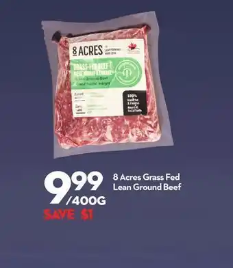 Longo's 8 acres grass fed lean ground beef offer