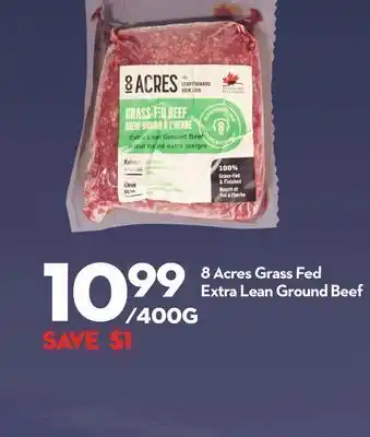 Longo's 8 acres grass fed extra lean ground beef offer