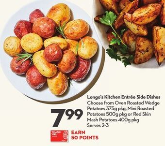 Longo's Longo's kitchen entrée side dishes offer