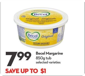 Longo's Becel margarine offer