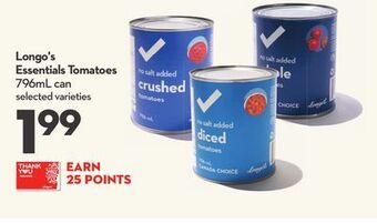 Longo's Longo's essentials tomatoes offer