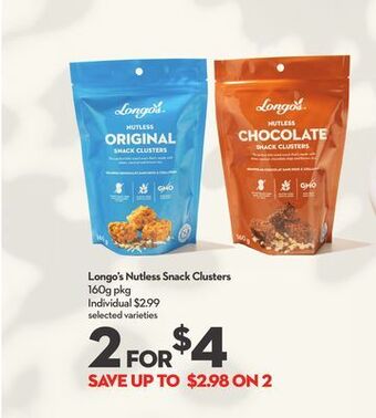 Longo's Longo's nutless snack clusters offer