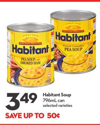 Longo's Habitant soup offer