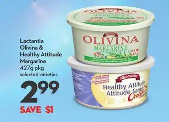 Longo's Lactantia olivina & healthy attitude margarine offer