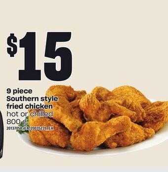 Loblaws 9 piece southern style fried chicken offer