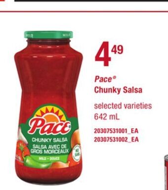 Loblaws Pace® chunky salsa, 642 ml offer