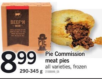 Fortinos Pie commission meat pies, 290-345 g offer