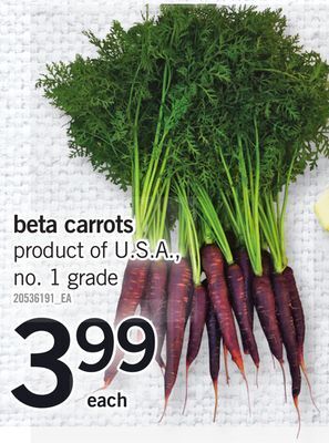 Fortinos Beta carrots offer