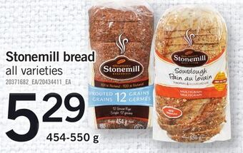 Fortinos Stonemill bread, 454-550 g offer
