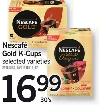Fortinos Nescafé gold k-cups, 30's offer