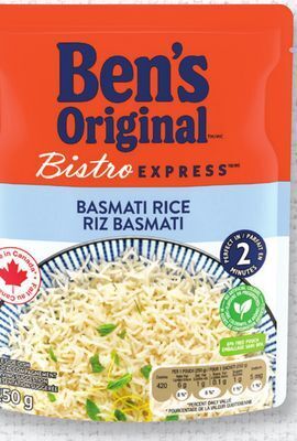 Fortinos Ben's original bistro express rice, 240/250 g offer