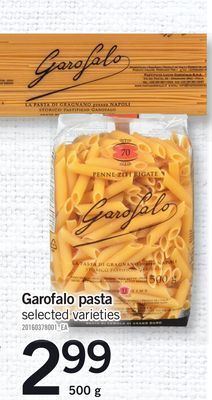 Fortinos Garofalo pasta, 500 g offer