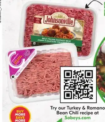 Sobeys Compliments extra lean ground chicken or minced turkey offer