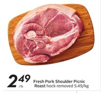 Sobeys Fresh pork shoulder picnic roast offer
