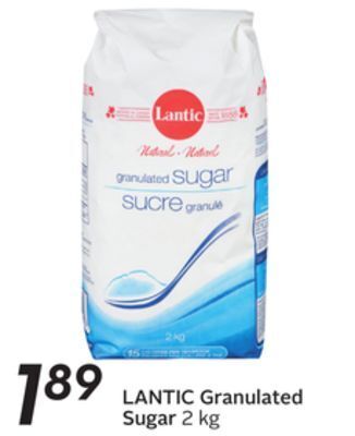 Sobeys Lantic granulated sugar offer