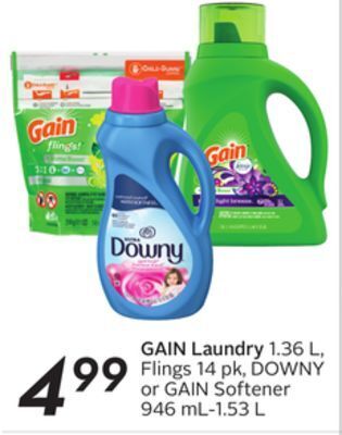 Sobeys Gain laundry offer
