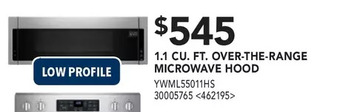 RONA Whirlpool 1.1 cu. ft. over-the-range microwave hood offer