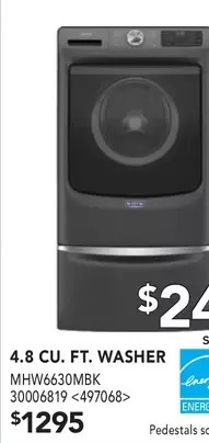RONA Maytag 4.8 cu. ft. washer offer