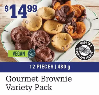 M & M Food Market Gourmet brownie variety pack offer