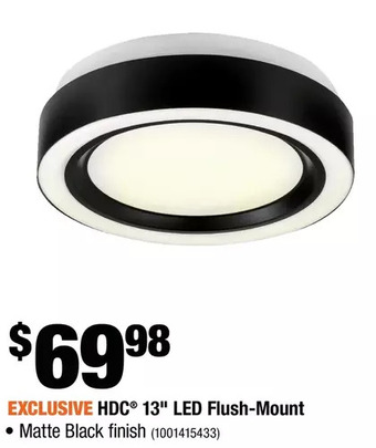 Home Depot Hdc 13" led flush-mount offer