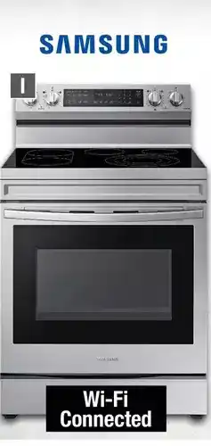 Home Depot Samsung 6.4 cu. ft. electric range offer