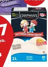 Giant Tiger Chapman's ice cream offer