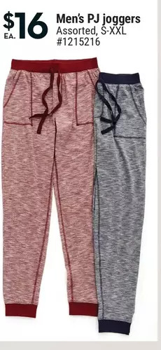 Giant Tiger Men's pj joggers offer