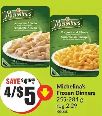 FreshCo Michelina's frozen dinners offer