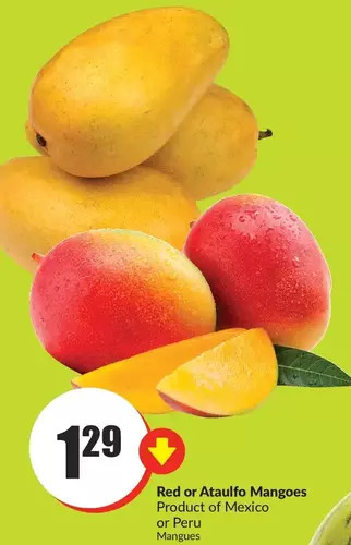 FreshCo Red or ataulfo mangoes offer