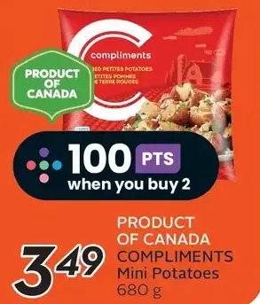 Sobeys Compliments mini potatoes offer