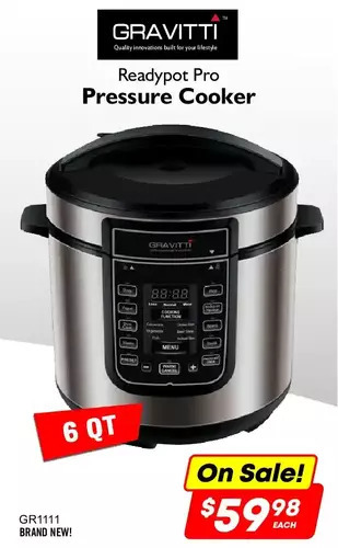 Factory Direct Gravitti readypot pro pressure cooker offer