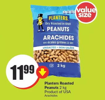 FreshCo Planters roasted peanuts offer