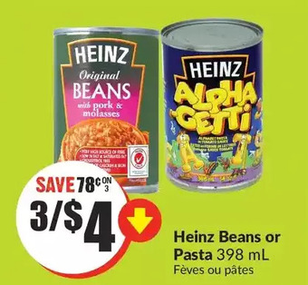 FreshCo Heinz beans or pasta offer