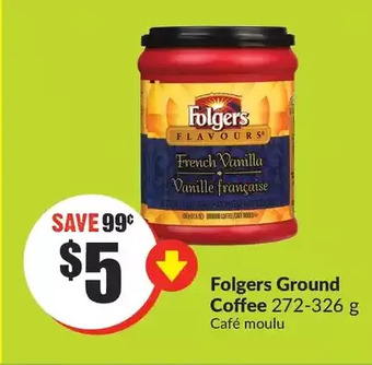 FreshCo Folgers ground coffee offer