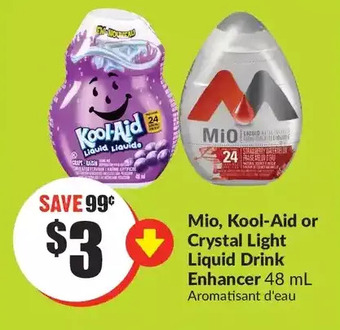 FreshCo Mio, kool-aid or crystal light liquid drink enhancer offer