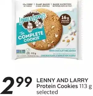 Sobeys Lenny and larry protein cookies offer