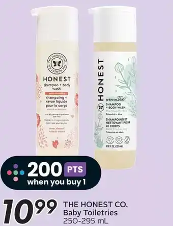 Sobeys The honest co. baby toiletries offer