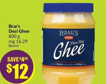 FreshCo Brar's desi ghee offer