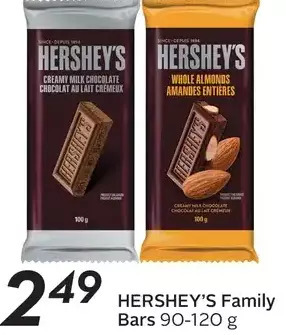 Sobeys Hershey's family bars offer
