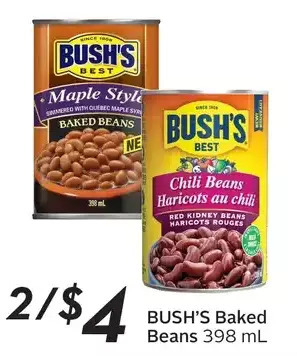 Sobeys Bush's baked beans offer