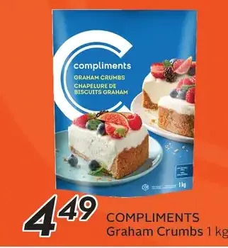 Sobeys Compliments graham crumbs offer