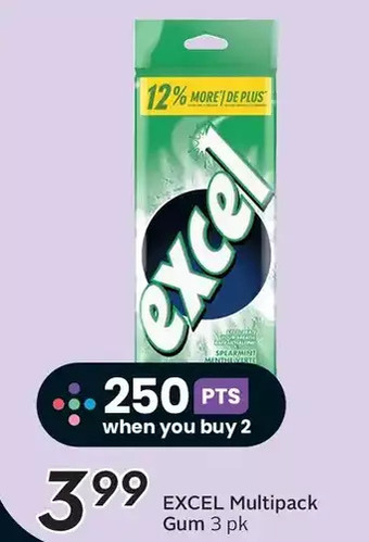 Sobeys Excel multipack gum offer