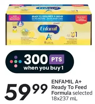 Sobeys Enfamil a+ ready to feed formula offer