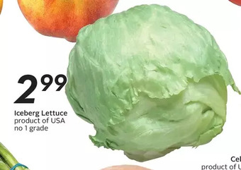 Sobeys Iceberg lettuce offer