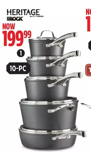 Canadian Tire Non-stick diamond cookset offer