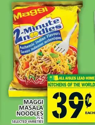 Food Basics Maggi masala noodles offer