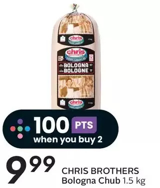 Sobeys Chris brothers bologna chub offer